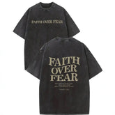 "Faith Is Better Than Fear" Men's Retro Trendy T-shirt